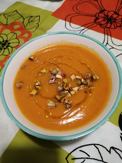 Una foto de Crema de calabaza
