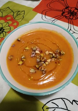 Una foto de Crema de calabaza