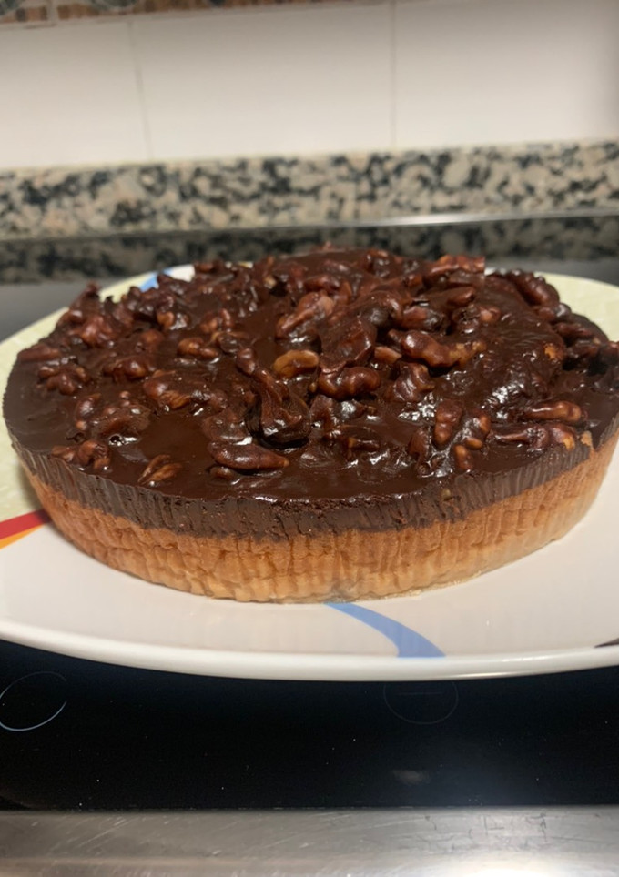 Una foto de Bizcocho fit de proteína y avena