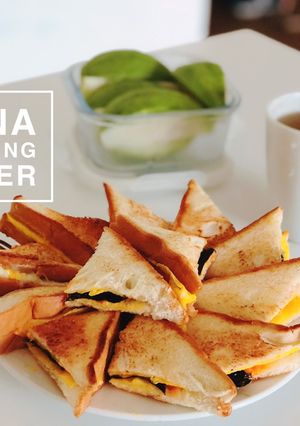 Hình của món Sandwich quick siêu quick 😋.