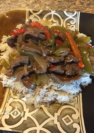 A picture of Bell Pepper Steak.