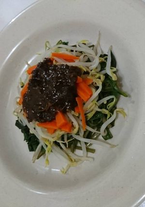 Foto resep Rujak kangkung