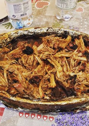 Foto di Pulled pork da 3,5 kg al bbq, Injection e coleslaw