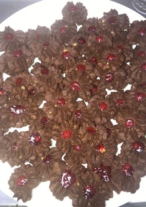 Foto resep Semprit coklat putih telur #SiapRamadan