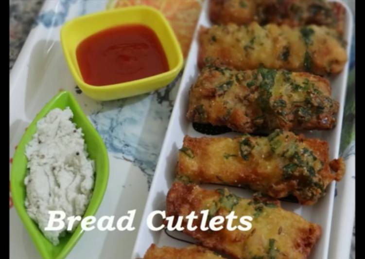 Bread Cutlet Snack Recipe