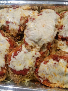A picture of Baked Chicken Parmesan.