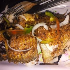 A picture of Grilled fish.