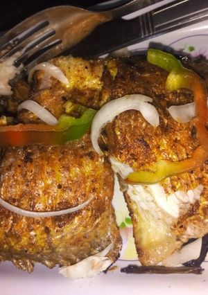 A picture of Grilled fish.