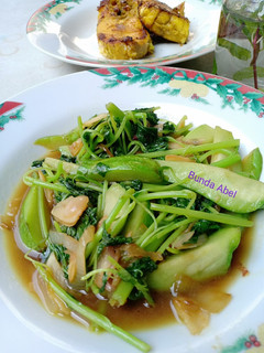 Foto resep Tumis Bayam labu siam