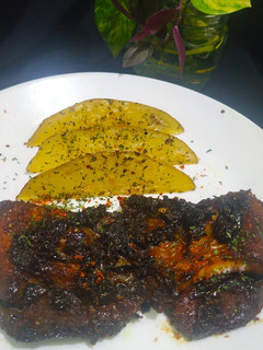Foto resep Potato wedges dan fillet Nila bakar