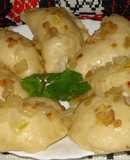 Вареники с капустой на пару