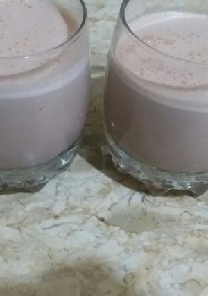 A picture of Chocolate milk shake.