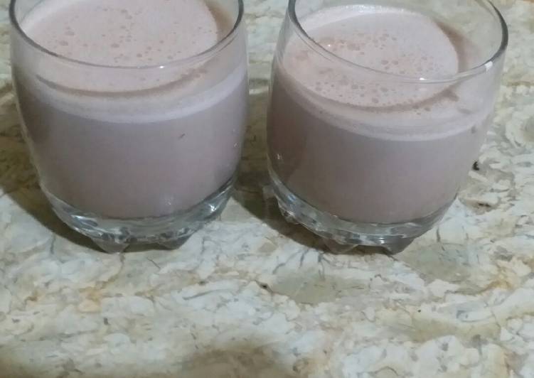 Chocolate milk shake