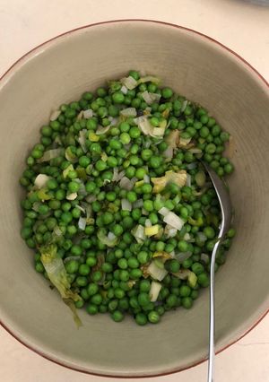 Une photo de Petits pois “ à la française” express