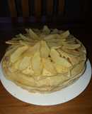 Torta de panqueques con crema de limón