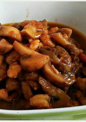 Foto resep Udang jamur pedas gila