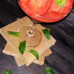 A picture of Watermelon sorbet.