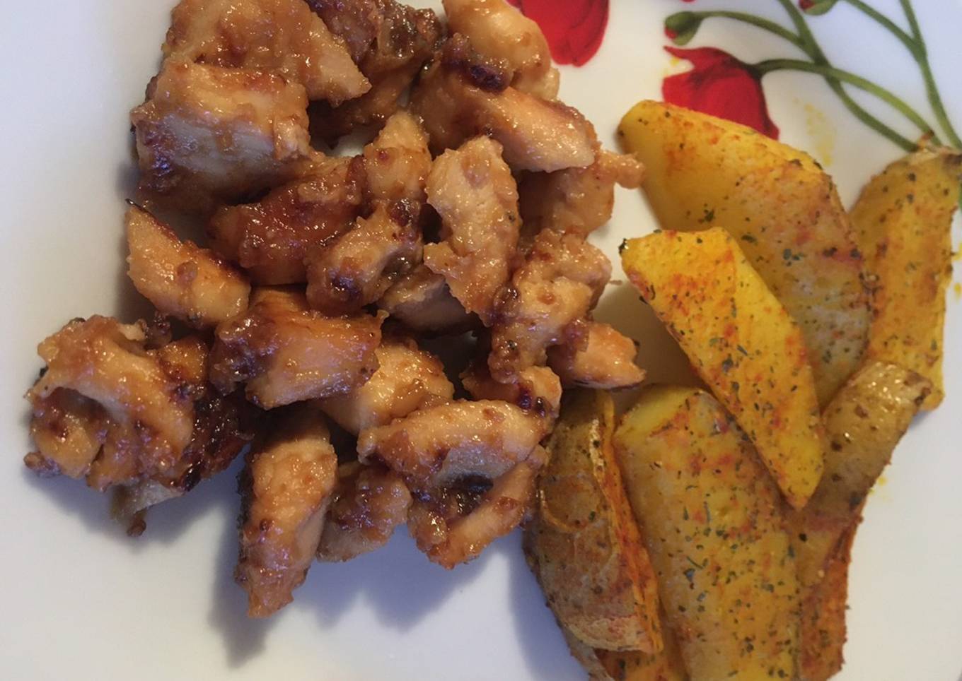 Honey mustard chicken