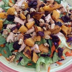 A picture of My Favorite Fall Salad with Maple Dijon Vinaigrette.