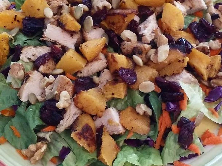 Recipe My Favorite Fall Salad with Maple Dijon Vinaigrette the  Makes Drooling Tasty