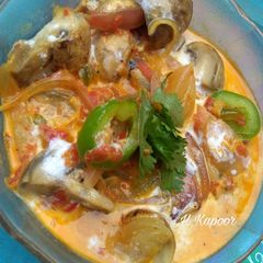 A picture of BBQ Veggie Curry.