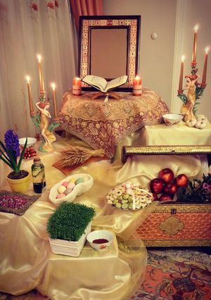 عکسی از دستور سفره هفت سین