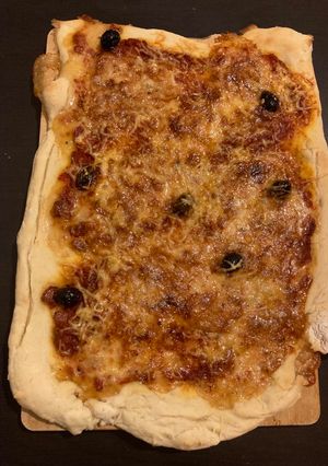 Une photo de Pizza gorgonzola