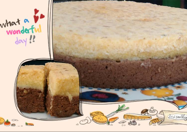 Brownies Kukus Tempe &#34;black &amp; white&#34;