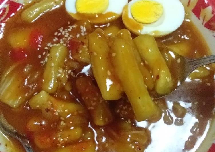 Tteokbboki (Topoki) enak bahan sederhana