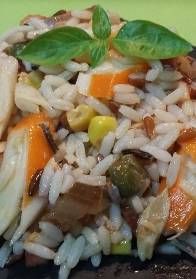 Una foto de Mix de arroz aliñado