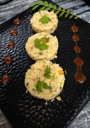 A picture of Veggie upma.