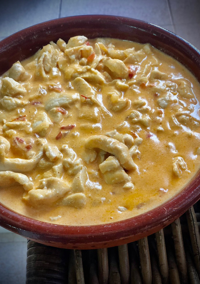 Una foto de Strogonoff de pollo como el de Leyla