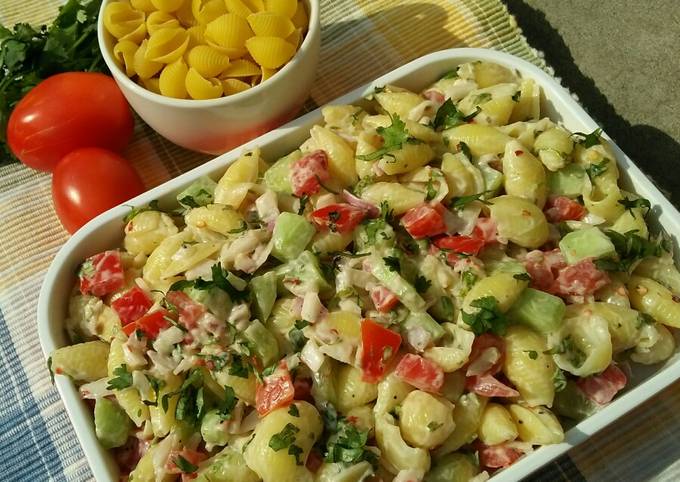 Recipe of Quick Macaroni Salad😋