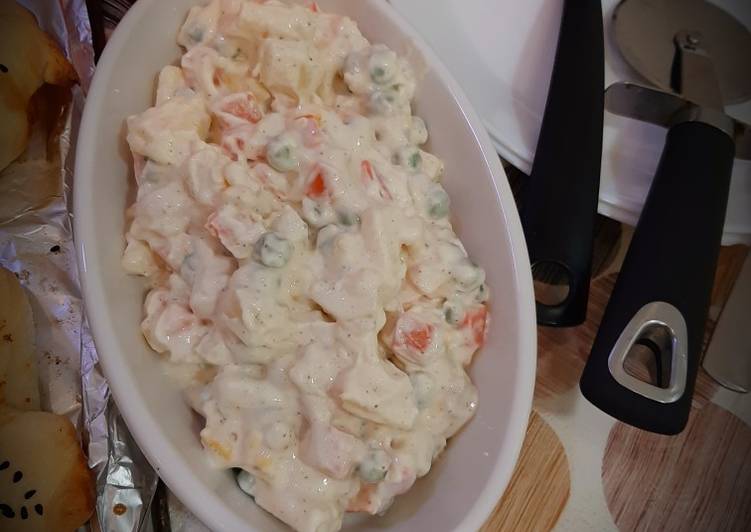 Simple Way to Prepare Super Quick Homemade Russian salad