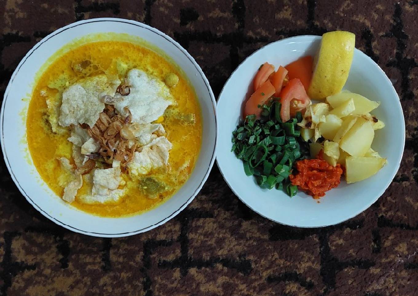Soto betawi kuah santan & susu