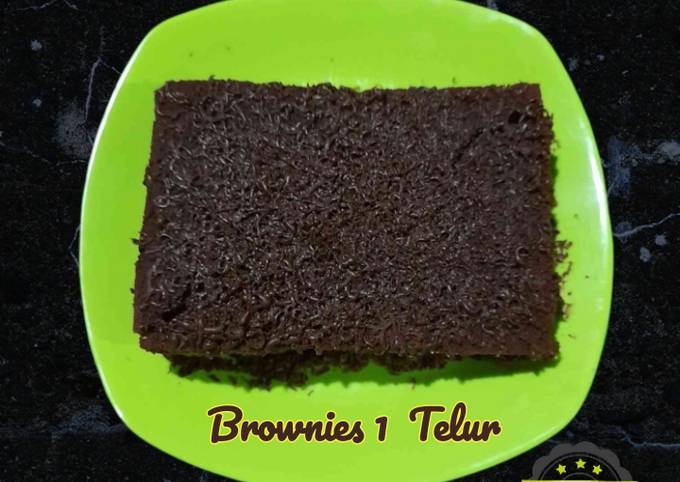 Resep mudah bikin Brownies 1 Telur dijamin istimewa