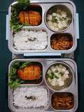 Bekal Clear Soup Tahu ala Hokben, Tempe Katsu, dan Pampis Tuna