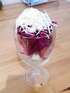 Foto resep Salad buah sederhana