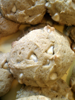 A picture of robinmay's pumpkin white chocolate chip cookies.