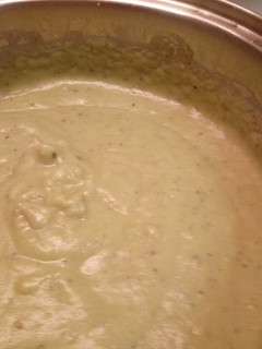 Una foto de Crema de espárragos