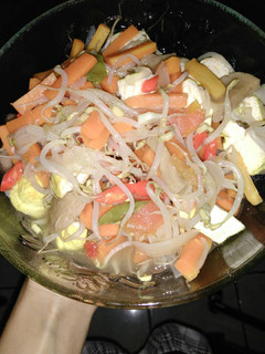 Foto resep Tumis tauge wortel tahu bakso