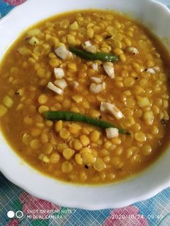 নারকেল দিয়ে ছোলার ডাল (narkel diye cholar dal recipe in Bengal) রেসিপির প্রধান ছবি