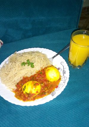 A picture of Egg curry #4weekschallenge.