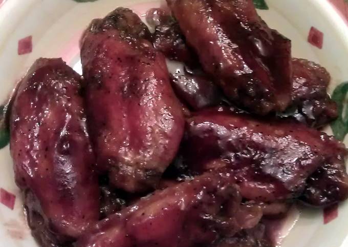 Spicy Sweet Bar-BQ Chicken Wings