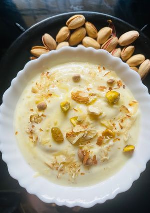 A picture of Pistachios Keshar Shrikhand.