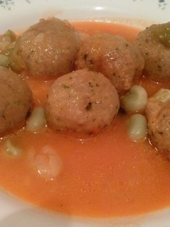 Una foto de Croquetas en salsa