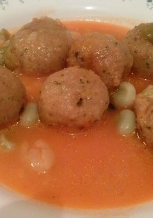 Una foto de Croquetas en salsa