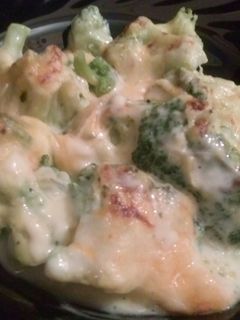 Una foto de Brócoli gratinado