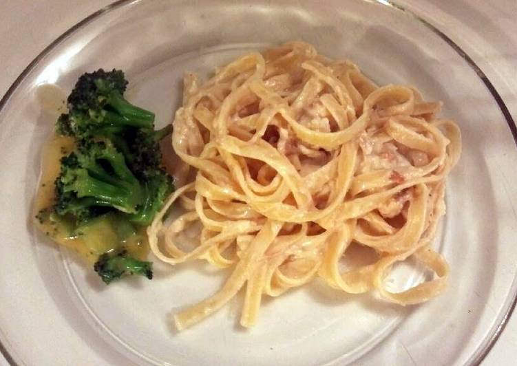 Recipe of Homemade easy peasy chicken Alfredo