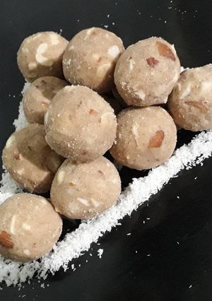 A picture of Diwali special Laddoo.